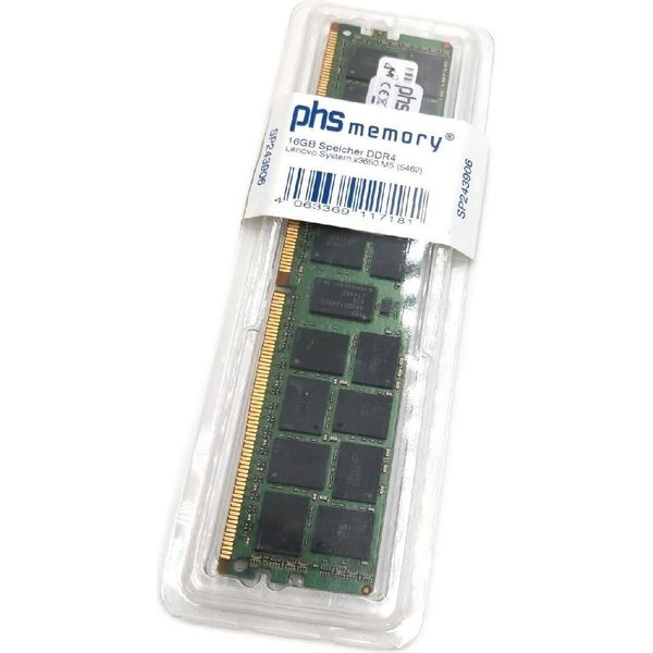 Phs-Memory 16 Gb Di Memoria Ram Per Lenovo System X3650 M5 (5462) DDR4 Rdimm 2133Mhz (SP243906)-image