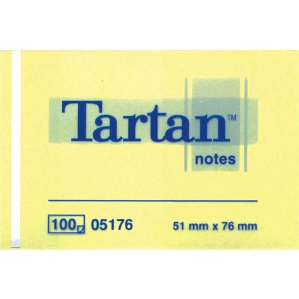 Tartan Notes, 51 X 76 Mm, Giallo Chiaro,-image