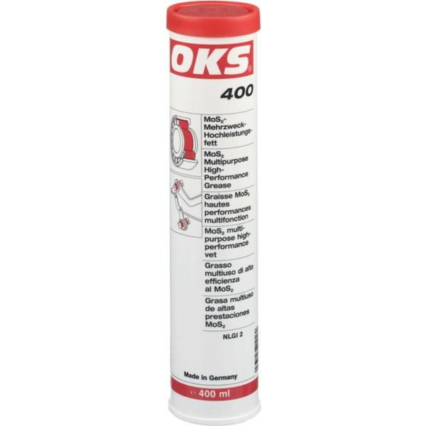Mos² - Grasso Multiuso Ad Alte Prestazioni Oks 400 Nero Cartuccia Da 400 Ml Oks-image