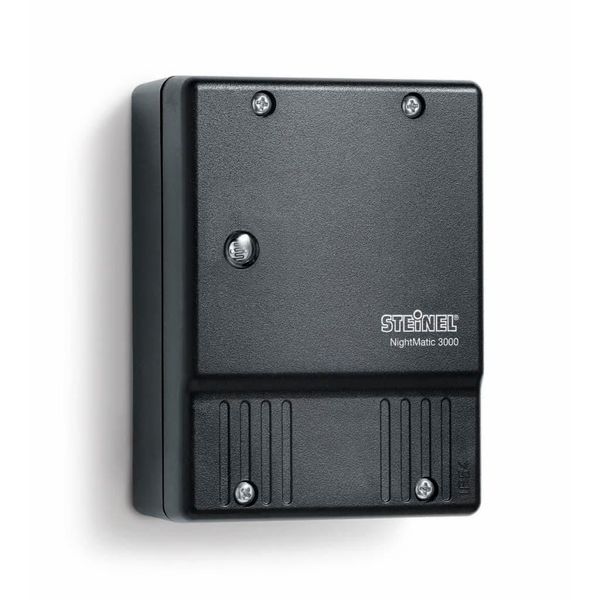 Steinel Nightmatic 3000 Interruttore Crepuscolare A Superficie - Impermeabile IP54 - Nero-image