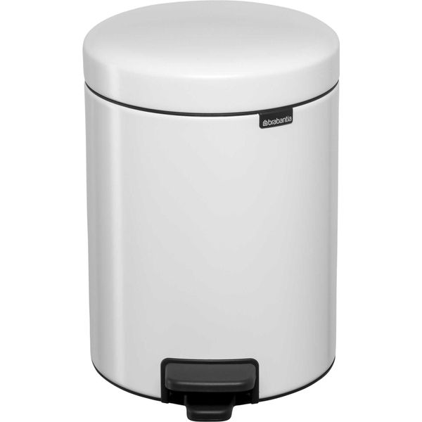 Cestino A Pedale Brabantia Newicon 5,0 L Bianco-image