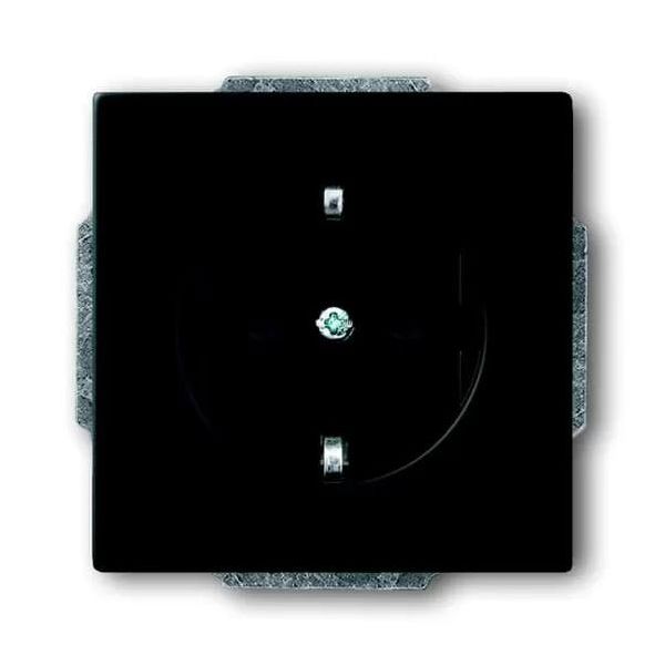 BUSCH-JAEGER Presa Di Corrente 1F Nera Mt Future Lineare Da Incasso IP20 Zp-image