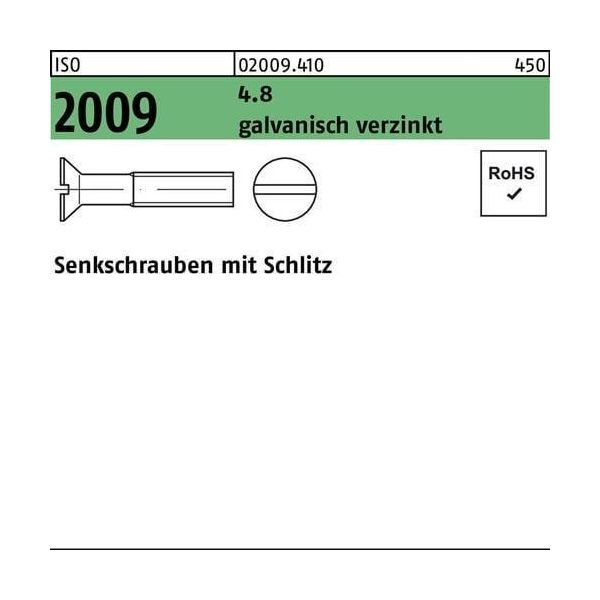 Viti A Testa Svasata Reyher Iso 2009 4,8 M 3 X 30 Galv. Vz 020094109030030 (200 Pezzi)-image