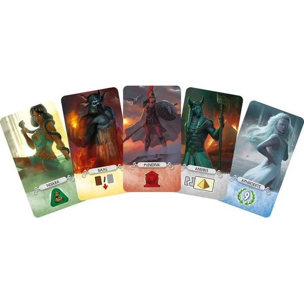 Asmodee 7 Wonders Duel - Pantheon, Espansione, Gioco Da Intenditori, Gioco Di Strategia, Tedesco-image