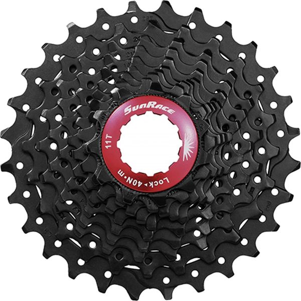 Cassetta Sunrace CSRX0 Tau A 10 Velocità Super Fluid Drive 11-32 Denti 11-12-13-15-17-19-21-24-28-32 Denti-image