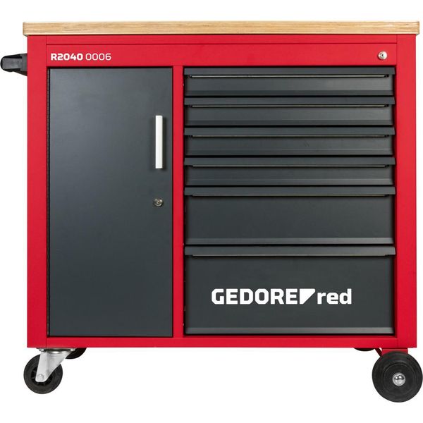 Gedore Rosso R20400006 Carrello Da Officina Mechanic Plus + 6 Cassetti 988X431X935 Mm, 3301818-image