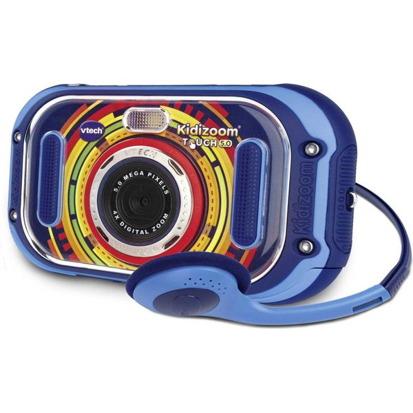 Vtech Kidizoom Touch 5.0 - Fotocamera Digitale - Fotocamera Compatta Con Riproduzione Digitale/Registrazione Vocale - 5,0 Mpix - Blu-image