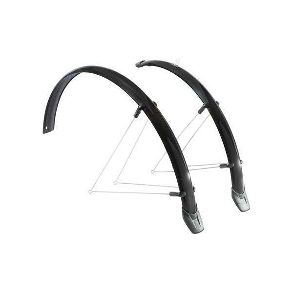 Set Parafanghi Eurofender Rapido 28 Pollici 46 Mm Plastica Nera-image