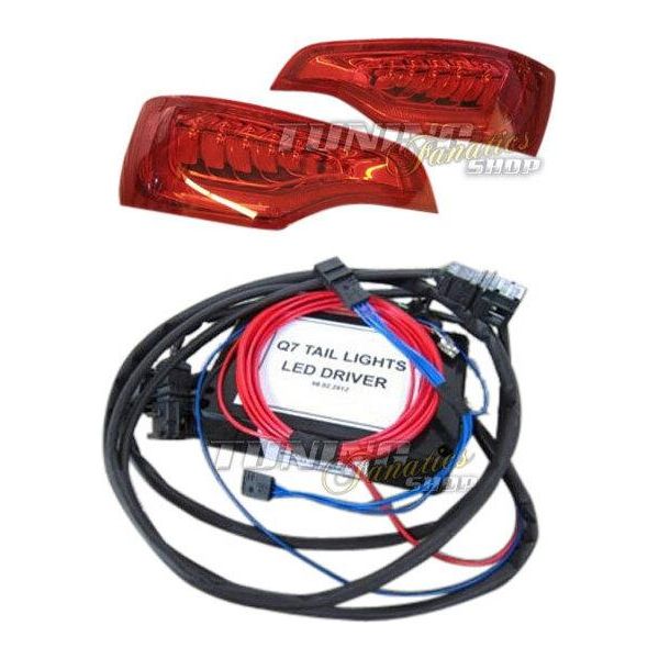 Luci Posteriori A Led Originali Per Audi Q7 4L Facelift Adattatore Plug&Play = Rhd-image