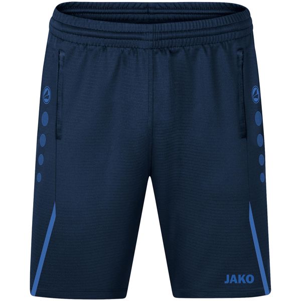 Jako Pantaloncini Da Allenamento Unisex Challenge, Colore:Navy/Royal, Taglia:S-image