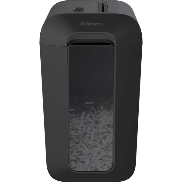 Fellowes Powershred | LX65 | Taglio Trasversale | Distruggidocumenti | P-4 | Carte Di Credito | Graffette | Fermagli | Carta | 22 Litri | Nero-image