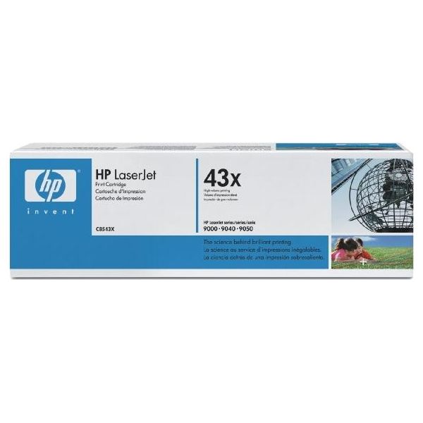 Hp 43X High Yield Black Original Laserjet Toner Cartridge Cartuccia Toner 1 Pz-image