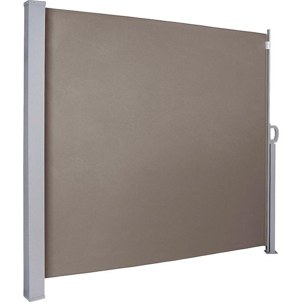 Tenda Da Sole Laterale Karpal Tende Da Sole 160X300Cm Marrone Con Approvato Estensibile Resistente Ai Raggi Uv Giardino Balcone Terrazza Parco Giochi Schermo Privacy-image