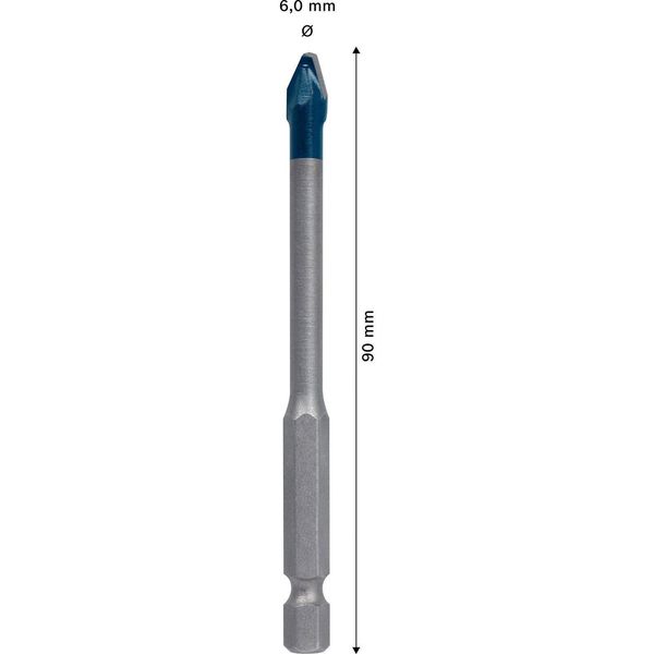 Bosch Expert HEX-9 Punta In Ceramica Dura 6 X 90 Mm - 2608900590-image