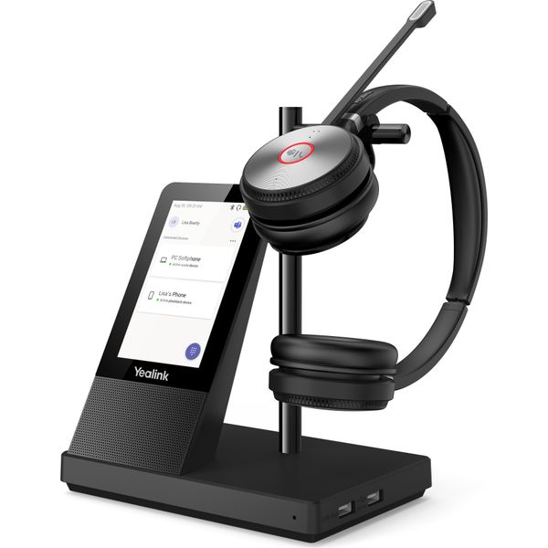 Yealink WH66 Dual X Uc - FüR Microsoft Teams - Headset - OhrumschließEnd - Dect - Kabellos-image