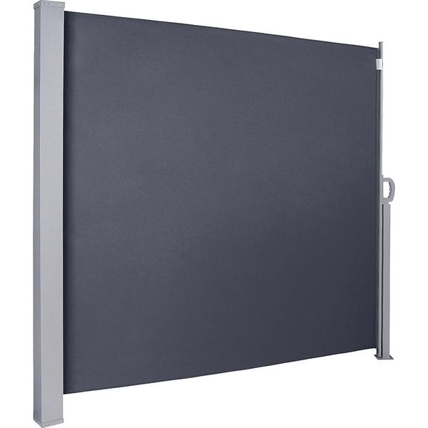 Vingo 160 X 300 Cm Tenda Da Sole Laterale Antracite Al Taglio£¬Schermo Privacy Laterale, Uv£¬Per Balcone Terrazza Tenda Da Sole Estensibile-image