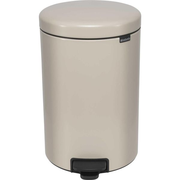 Cestino A Pedale Brabantia Newicon 20 L Soft Beige-image