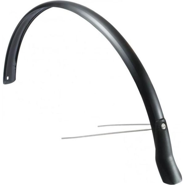 Eurofender Snello Ala Posteriore In Pvc 28 Pollici 51 Mm Nero Opaco-image