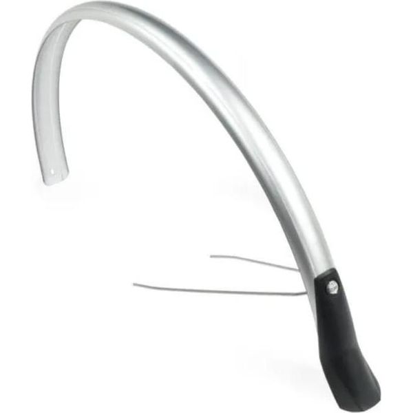 Eurofender Snello Ala Posteriore In Pvc 28 Pollici 51 Mm Argento-image