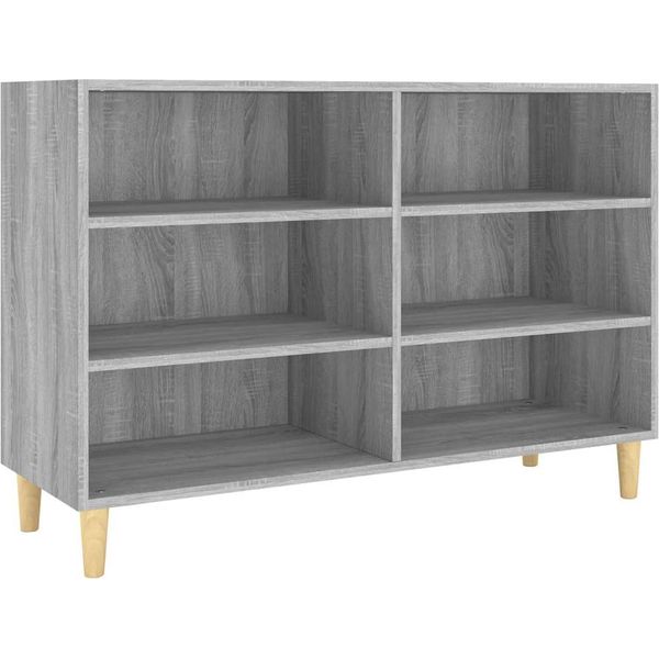 Vidaxl Credenza Grigio Sonoma 103,5X35X70 Cm Materiale A Base Di Legno-image