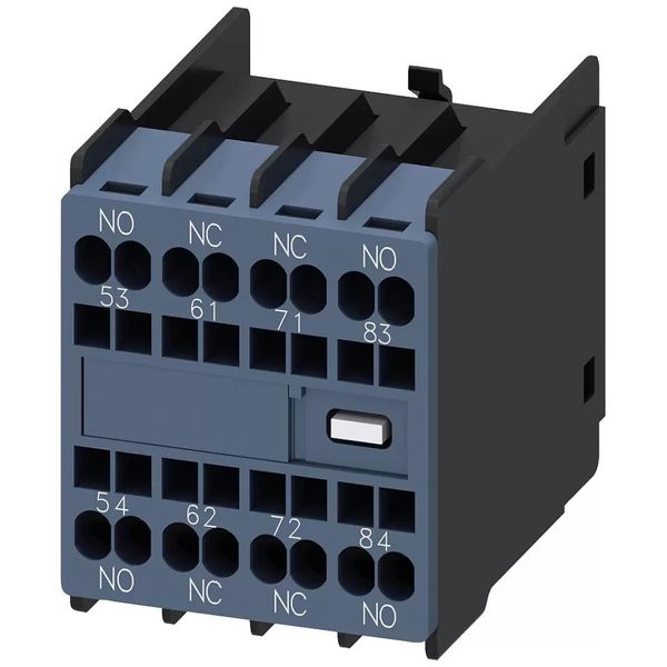 Blocco Interruttore Ausiliario 2S+2Ö,Bgr.S00,S0 3RH2911 (3RH29112GA22)-image
