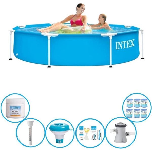 Telaio In Metallo Per Piscina Intex 244X51 Cm - Pacchetto Piscina-image