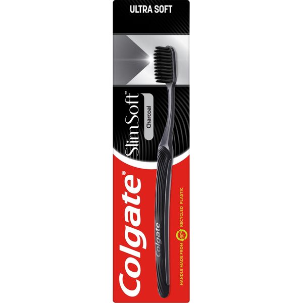 Spazzolino Colgate Slim Soft Charcoal Con Carbone Attivo 1 Articolo-image