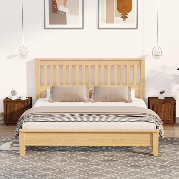 Comodini 2 Pz. Aspetto Rovere Marrone 44X35X45 Cm Materiale A Base Di Legno-image