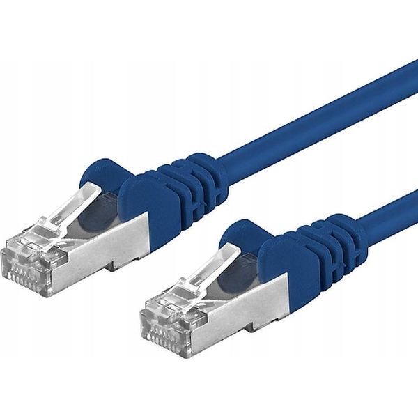 Premiumcord Cavo Patch Cat6A S-FTP, RJ45-RJ45, Awg 26/7 0,25M Blu-image