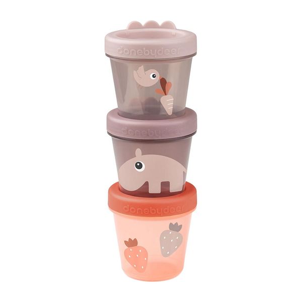 Done By Deer Ozzo Contenitori Per Alimenti – 3 Pezzi – Powder-image