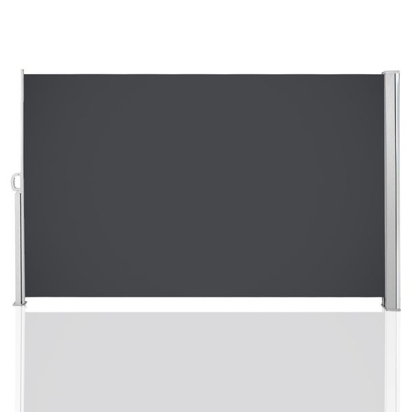 Tolletour Tenda Da Sole Laterale Schermo Privacy 180*300Cm Tenda Da Sole Parete Laterale Protezione Solare Tenda Da Sole Parete Campeggio Grigio-image