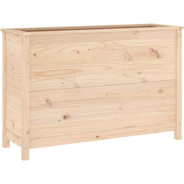 Vidaxl Letto Rialzato 119,5X40X78 Cm In Legno Di Pino Massiccio-image
