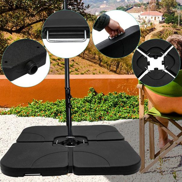 Portaombrelli Tolletour Portaombrelli Peso Riempibile Fino A 80 Kg Portaombrelli In Plastica-image
