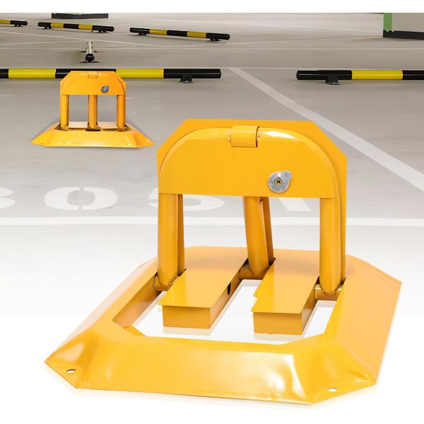 Palo Di Sbarramento 1 Pezzo Barriera Per Parcheggio Pieghevole Universale Barriera Per Parcheggio-image