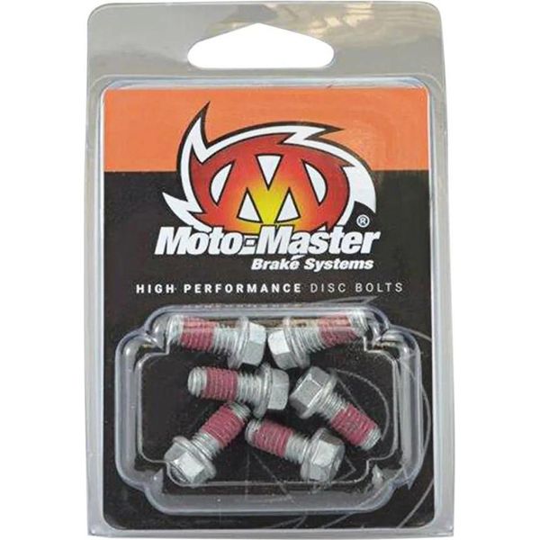 Moto-Master M6X13 Beta/Gasgas/Husaberg/Husqvarna Bulloni Disco Freno Argento Argento Taglia Unica-image
