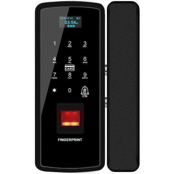 Serratura A Impronta Digitale Per Porte In Vetro-image