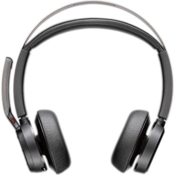 Poly Voyager Focus 2 Microsoft Teams Certified USB-C-C Headset +USB-C/A Adapter +Charging Stand-image