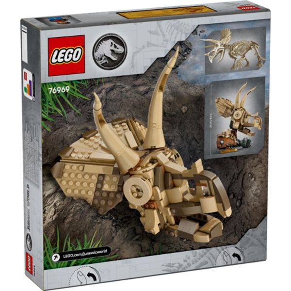 Lego Jurassic World 76969 Dinosaurier-Fossilien: Triceratops-SchäDel (76969)-image