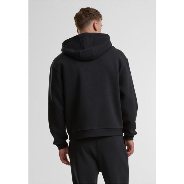Felpa Con Cappuccio Urban Classics Fluffy Zip Da Uomo, Nero - Xxl-image