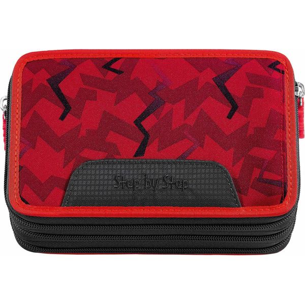 Step By Step Astuccio Per Matite Xxl Pencil Case, 3 Folds Monster Truck Rocky Rosso-image