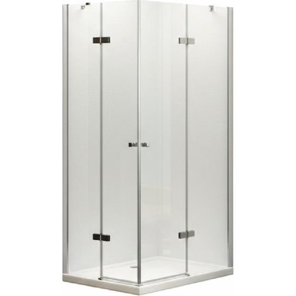Glaswerk Westfalen - Boxdoccia Angolare 90X75X180 Cm, Vetro Trasparente, Piatto Doccia E Sifone Inclusi-image
