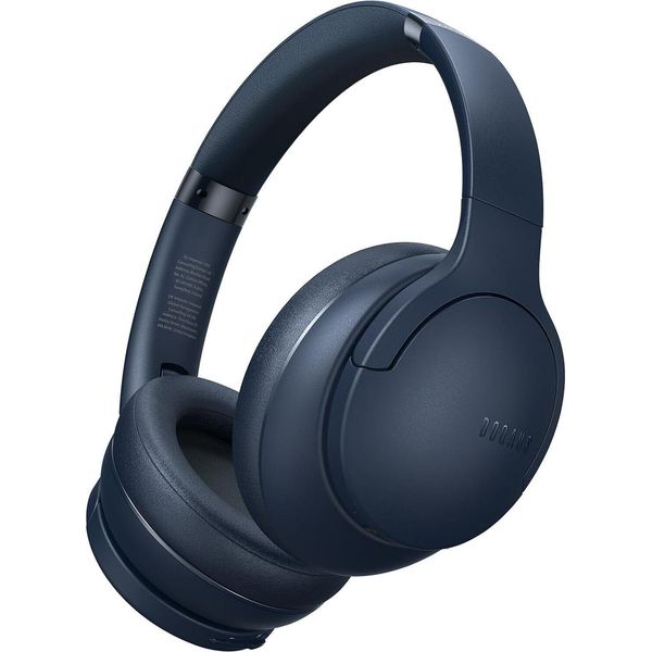 Doqaus Cuffie Senza Fili Bluetooth, Fino A 90 Ore, Over-Ear, 3 Modalità Eq, Hifi Stereo, Microfono Incorporato, Pieghevoli, Blu Navy-image