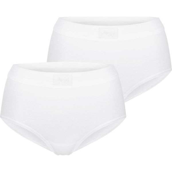 Sloggi Slip Maxi Da Donna, Confezione Da 2 Double Comfort Maxi - Bianco - Taglia 42-image