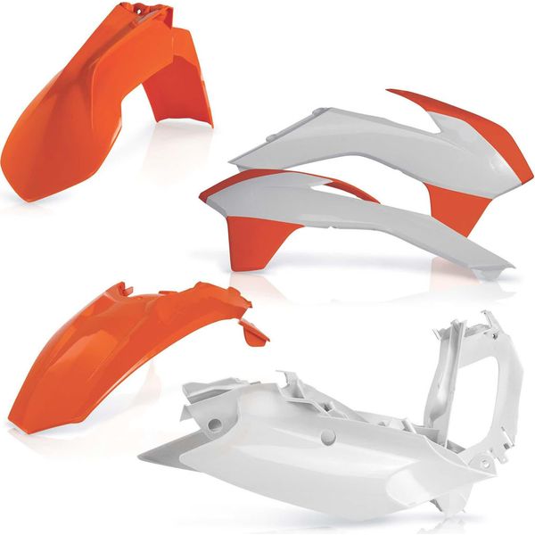 Kit Carene 5 Pezzi Acerbis Modello 2015 Arancio/Bianco Per Ktm-image