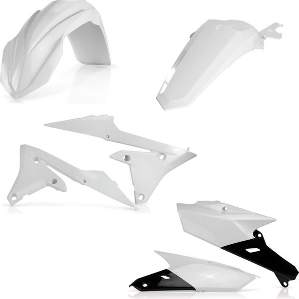 Kit Carene 6 Pezzi Acerbis Replica 30 Bianco/Nero Per Yamaha Yz F-image