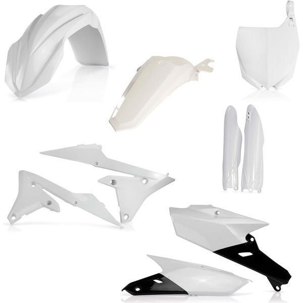 Kit Carene 9 Pezzi Acerbis Replica 30 Bianco/Nero Per Yamaha Yz F-image