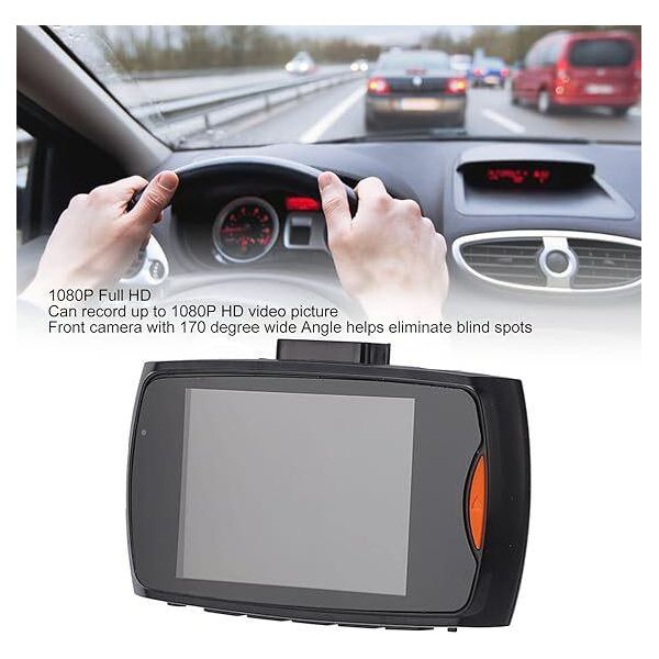 Dashcam Per Auto, Registratore Dvr Full Hd 1080P Per Cruscotto Auto Con Monitor Di Parcheggio, Loop, Visione Notturna, Grandangolo 170°, Sensore G-image