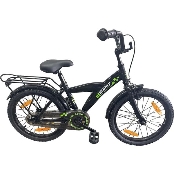 Bicicletta Per Bambini Bikefun Boost 18 Pollici Con Mozzo Freno - Nero-image