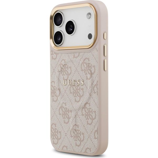 Custodia Per Iphone 17 Pro, Guess Hardcase 4G Classic Magsafe, Rosa-image