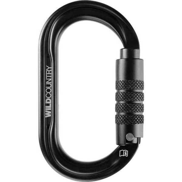 Moschettone Wildcountry Wild Oval Trilock Argento Argento Taglia Unica-image
